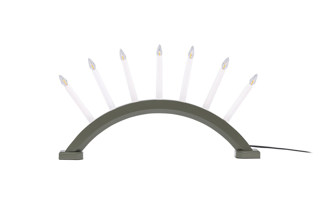 Kebnekaise bordslampa 55 cm grön/vit
