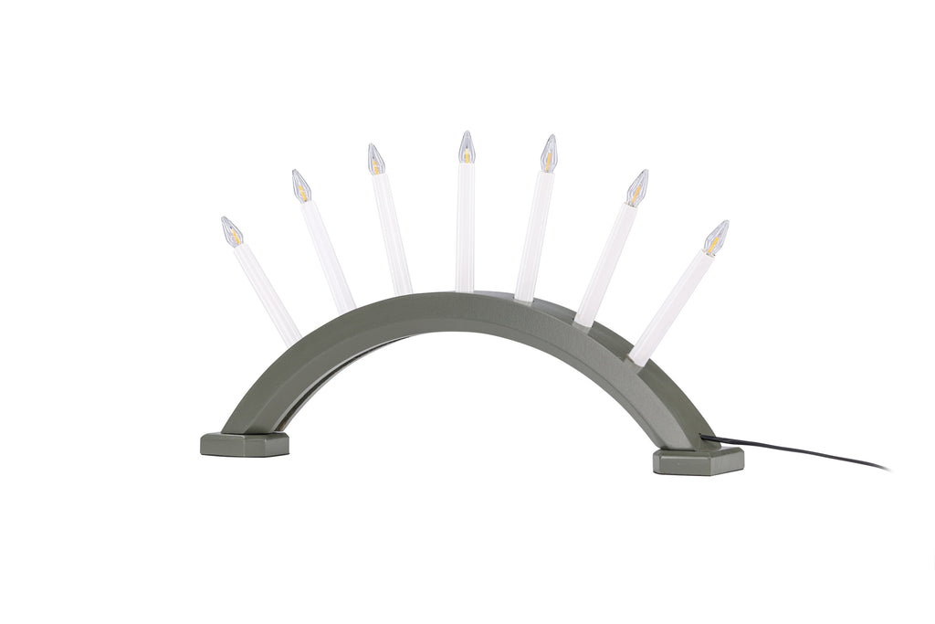Kebnekaise bordslampa 55 cm grön/vit