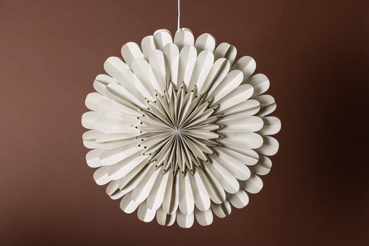 Järvsön taklampa Ø60 cm beige