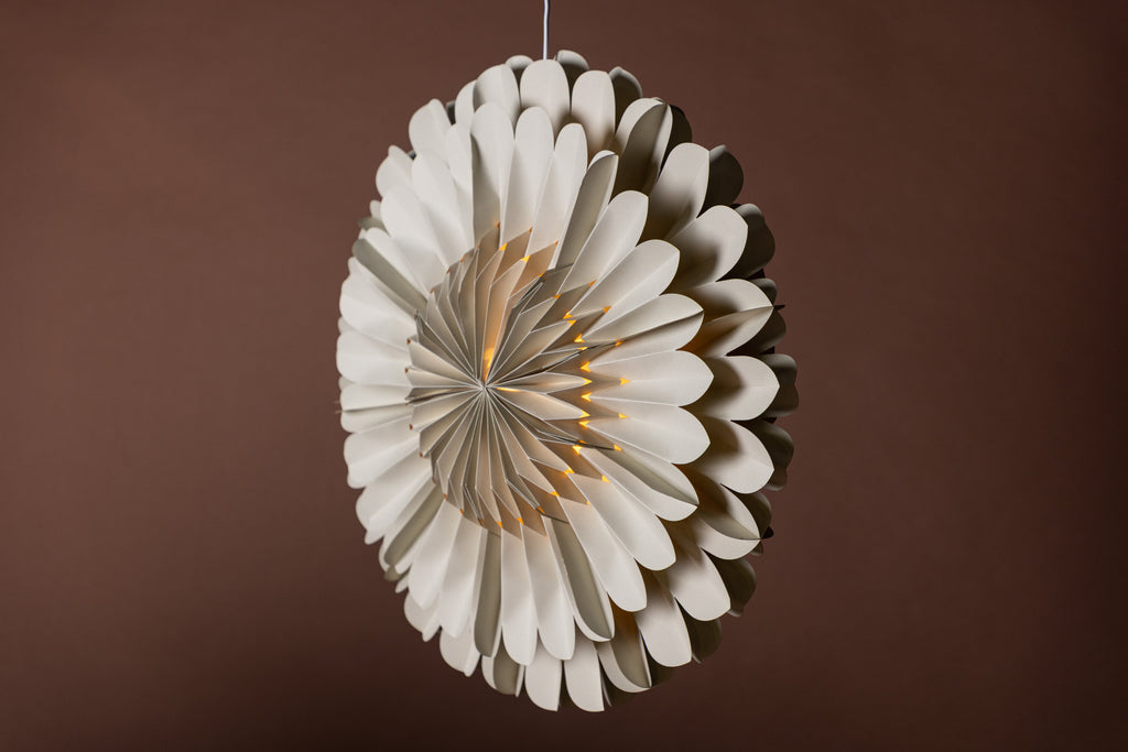 Järvsön taklampa Ø60 cm beige