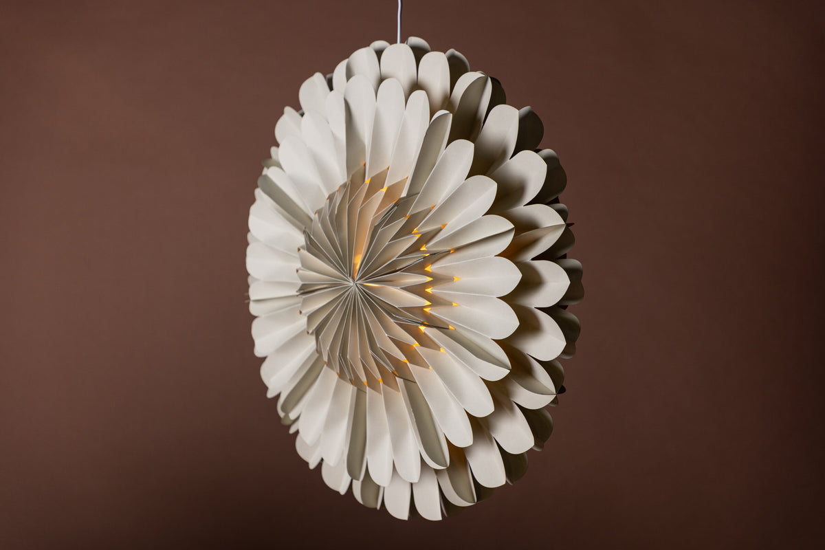 Järvsön taklampa Ø60 cm beige