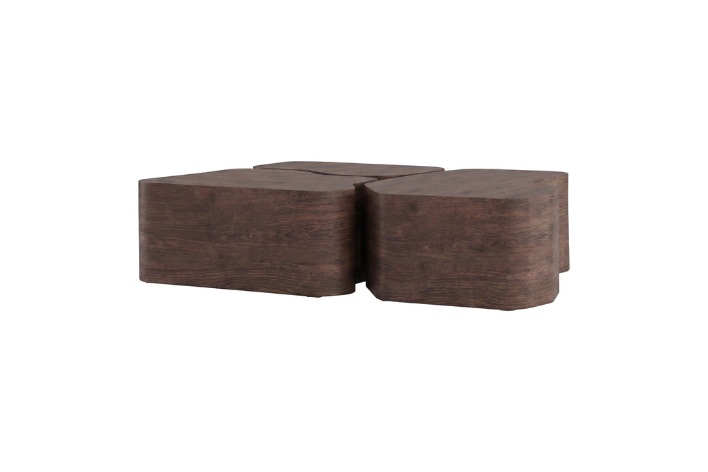 Nordland soffbord mockabrunt