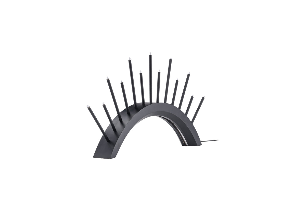 Kettilsås ljusstake svart