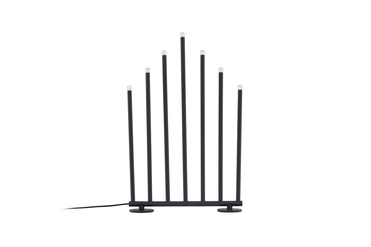 Björnfjället ljusstake 50 cm mattsvart med dimmer