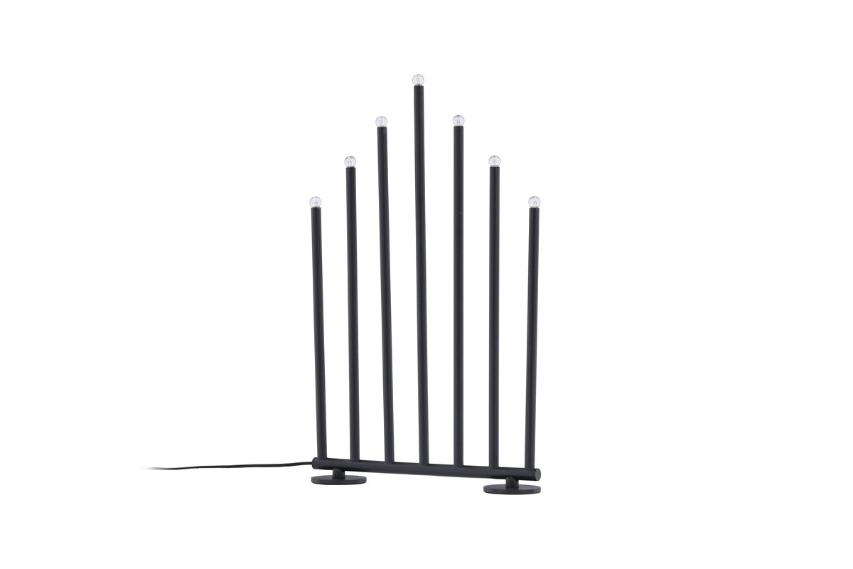Björnfjället ljusstake 50 cm mattsvart med dimmer