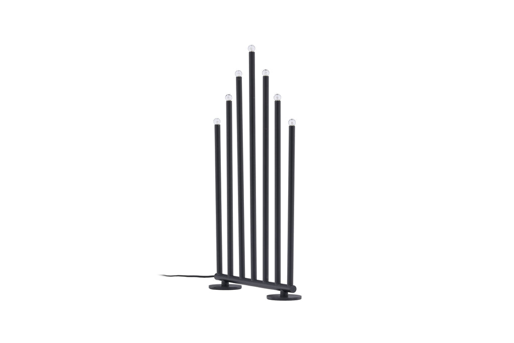 Björnfjället ljusstake 50 cm mattsvart med dimmer