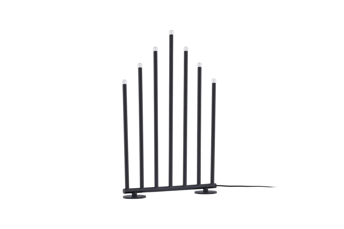 Björnfjället ljusstake 50 cm mattsvart med dimmer