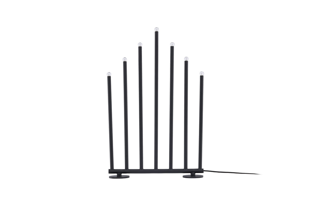 Björnfjället ljusstake 50 cm mattsvart med dimmer