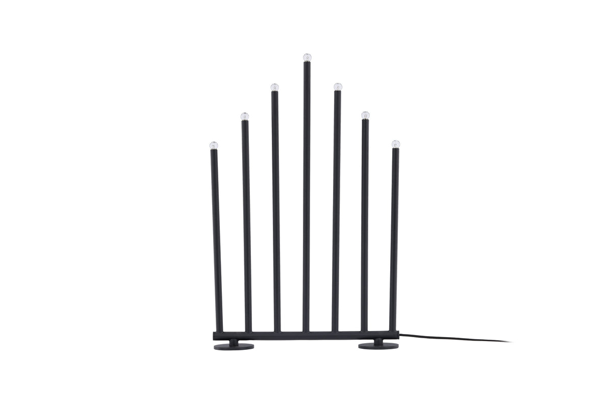 Björnfjället ljusstake 50 cm mattsvart med dimmer