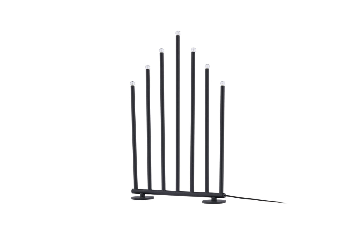 Björnfjället ljusstake 50 cm mattsvart med dimmer