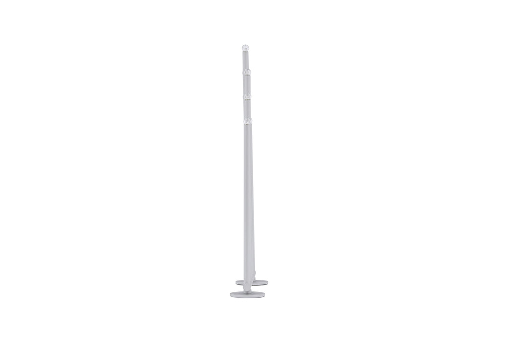 Björnfjället ljusstake 50 cm matt silver med dimmer