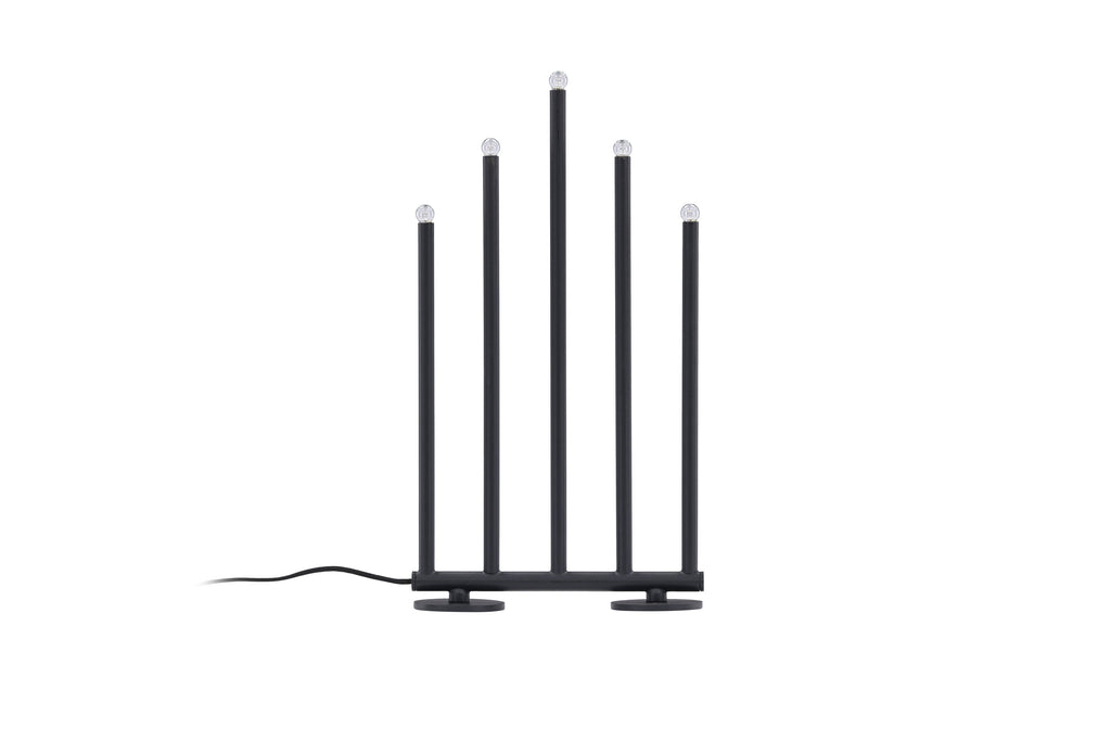 Björnfjället ljusstake 40 cm mattsvart med dimmer