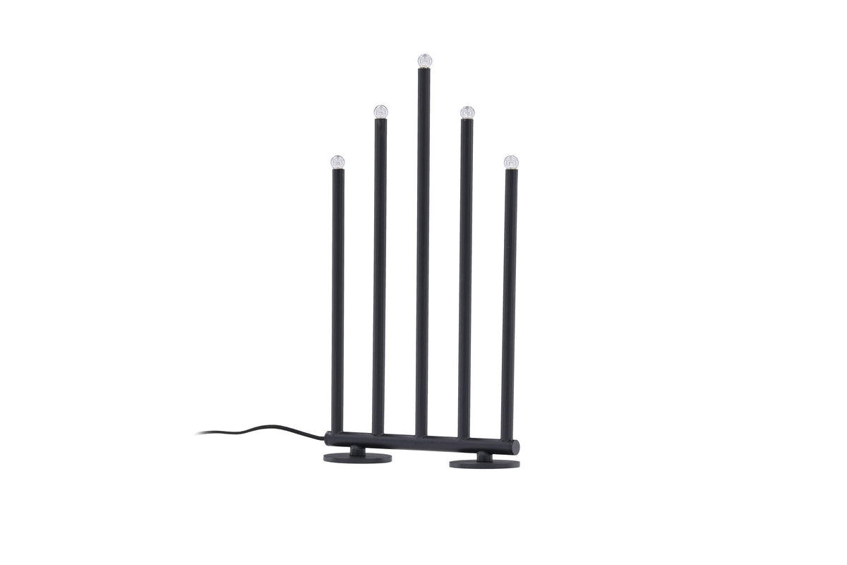 Björnfjället ljusstake 40 cm mattsvart med dimmer
