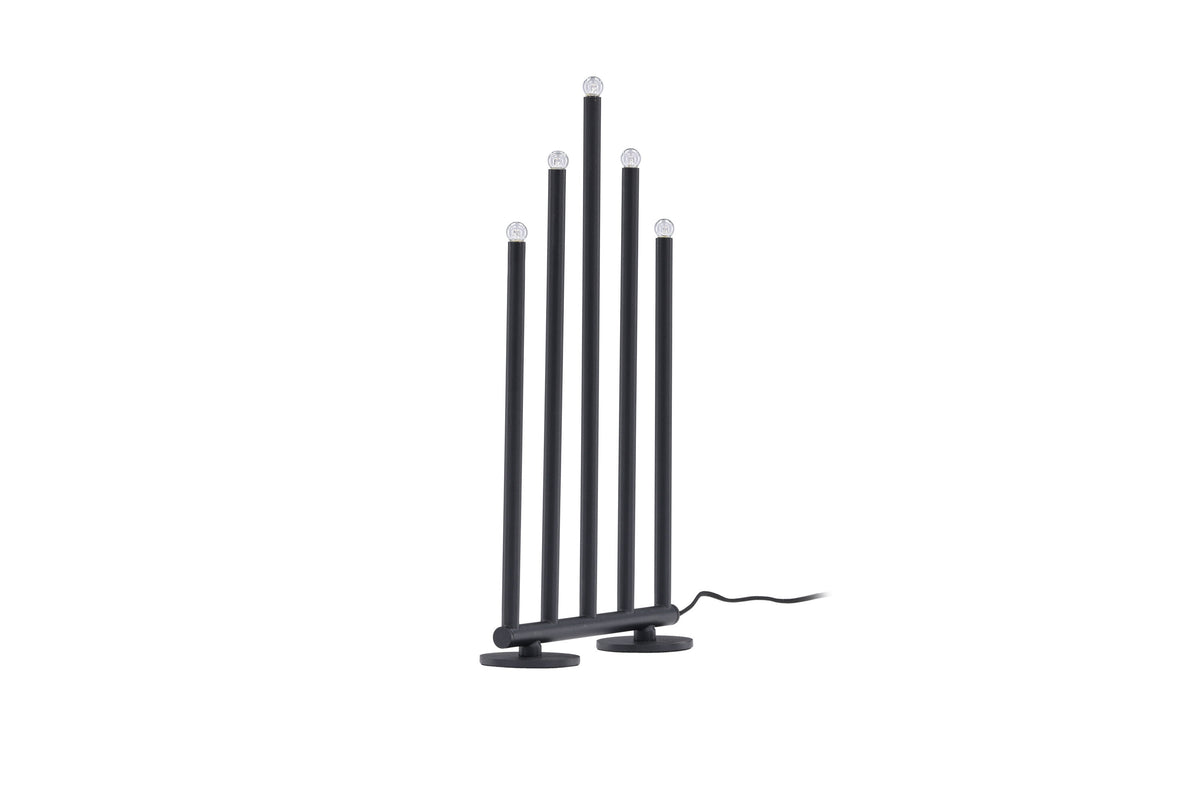 Björnfjället ljusstake 40 cm mattsvart med dimmer