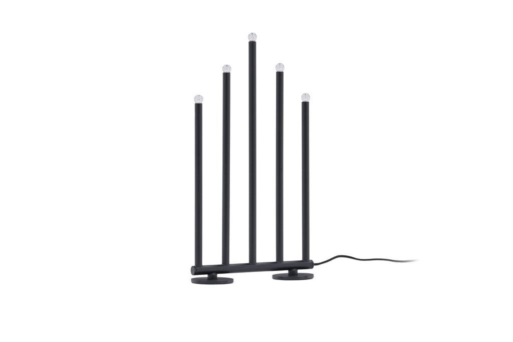 Björnfjället ljusstake 40 cm mattsvart med dimmer