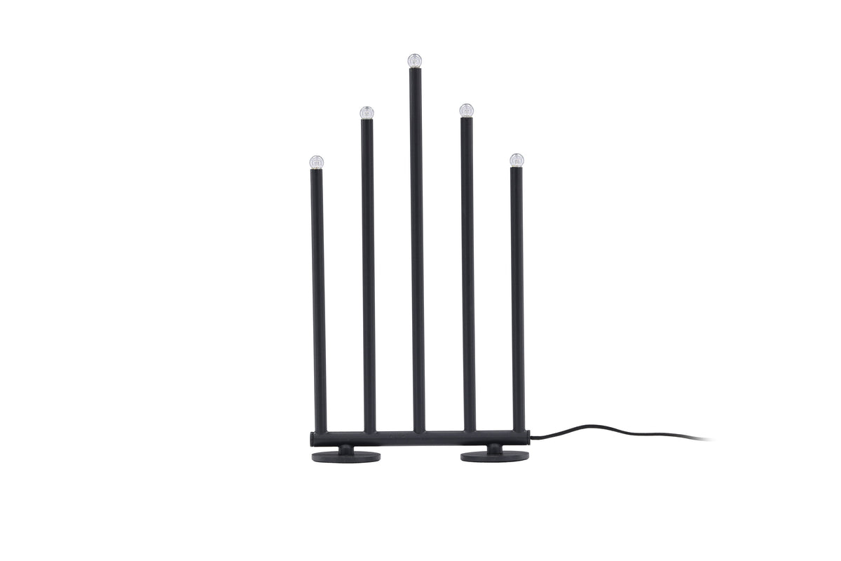 Björnfjället ljusstake 40 cm mattsvart med dimmer