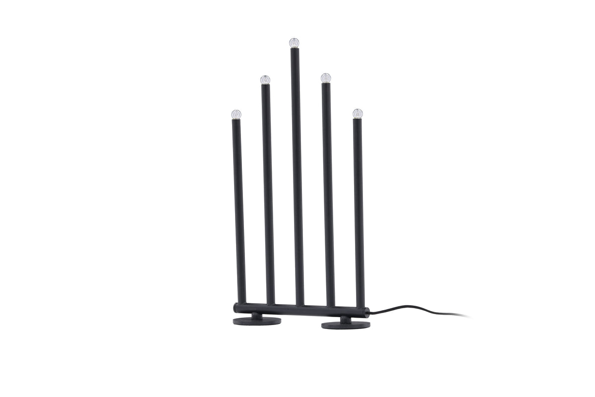 Björnfjället ljusstake 40 cm mattsvart med dimmer