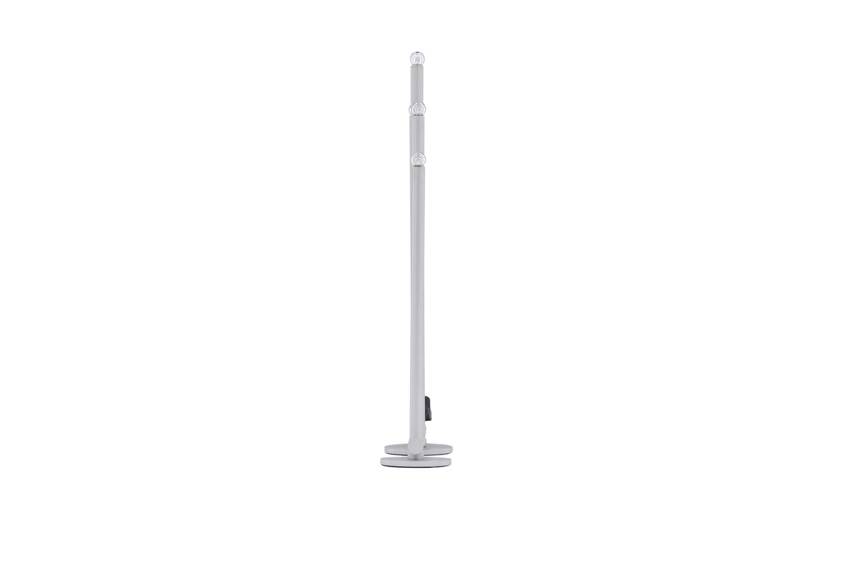 Björnfjället ljusstake 40 cm matt silver med dimmer