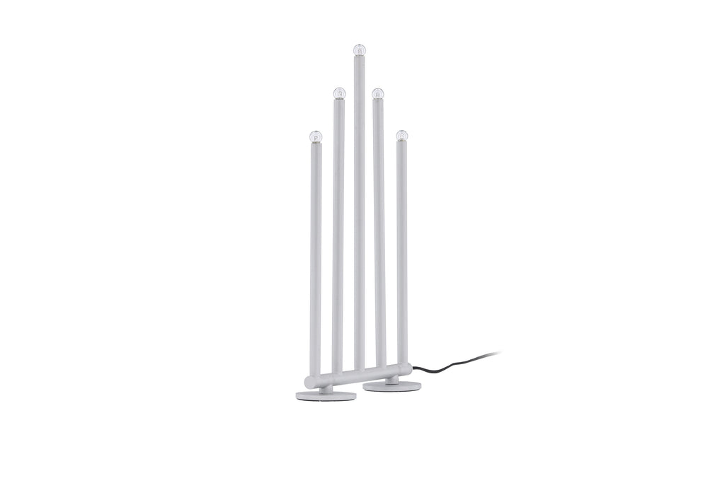 Björnfjället ljusstake 40 cm matt silver med dimmer