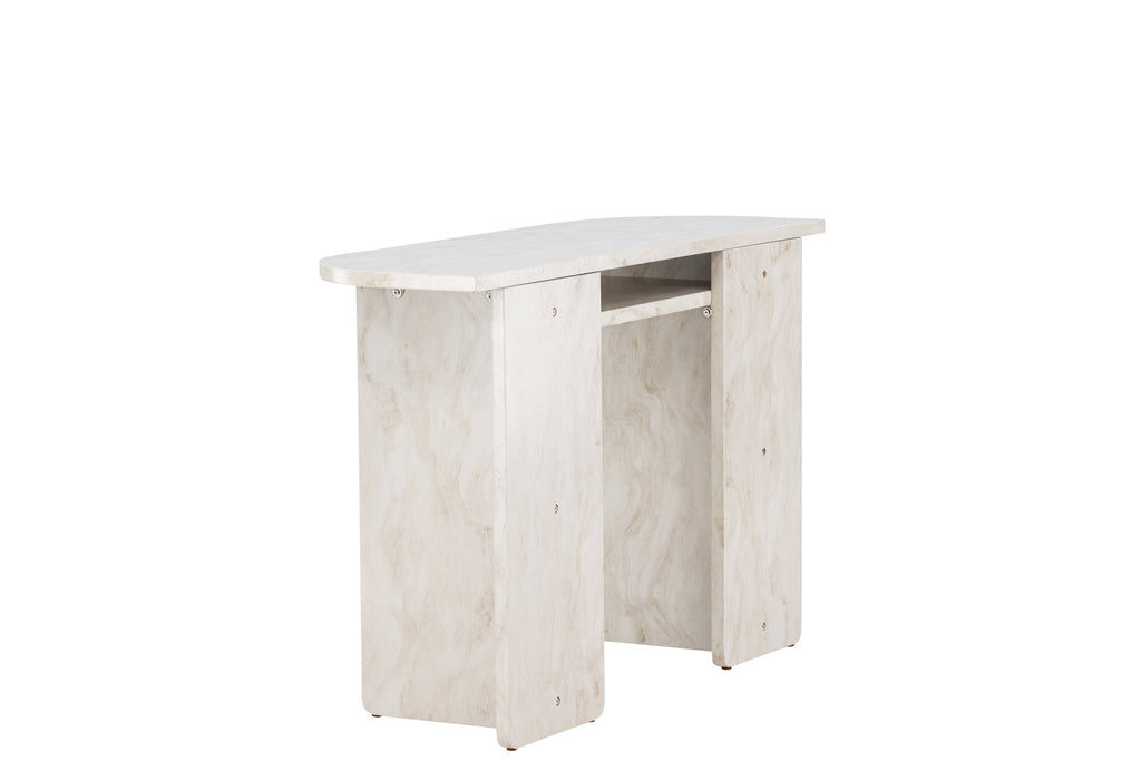 Ålesund konsolbord beige med marmorutseende