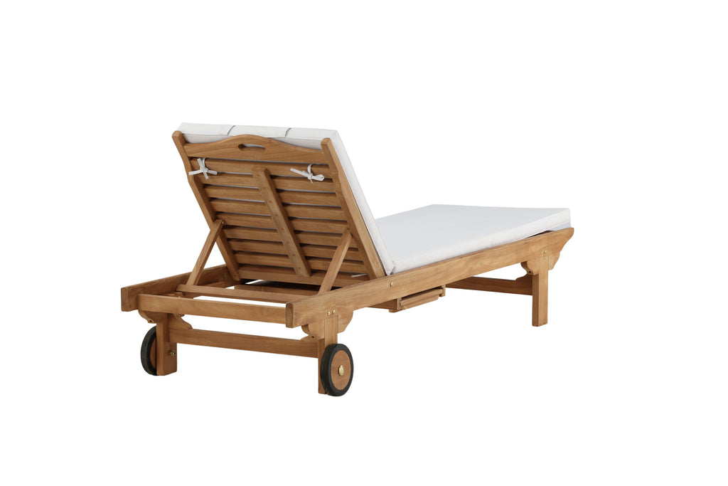 Ghana solsäng naturfärgad teak