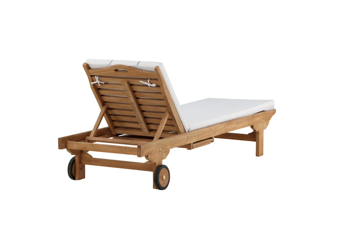 Ghana solsäng naturfärgad teak
