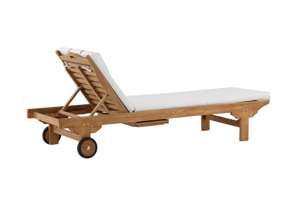 Ghana solsäng naturfärgad teak