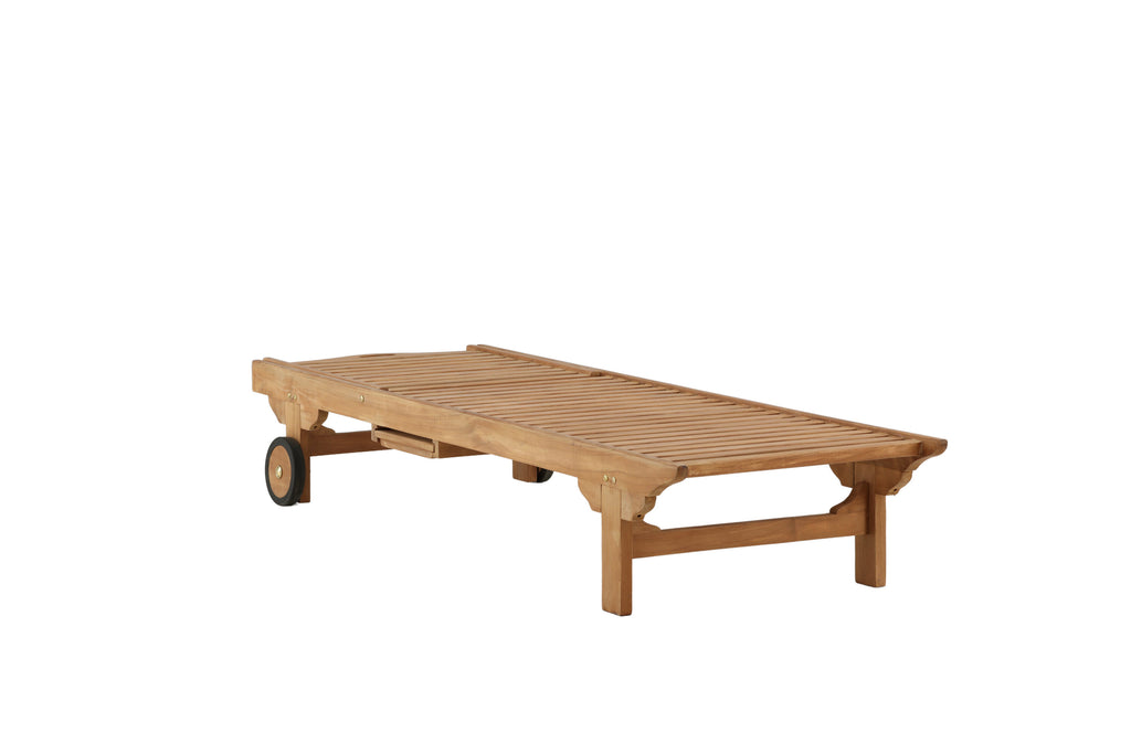 Ghana solsäng naturfärgad teak