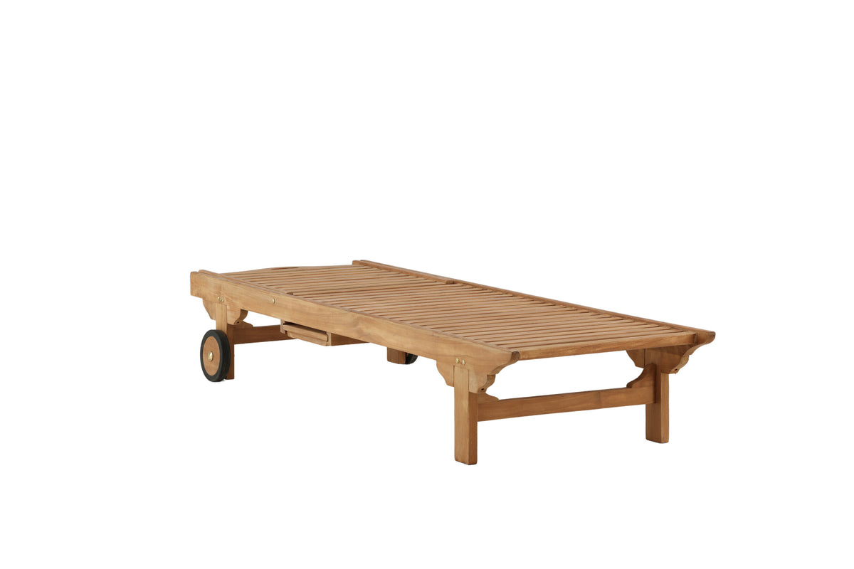 Ghana solsäng naturfärgad teak