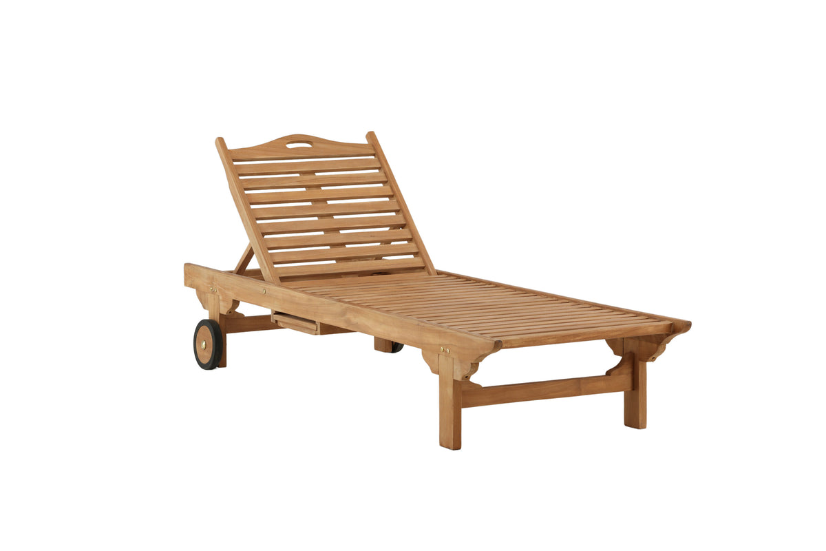 Ghana solsäng naturfärgad teak