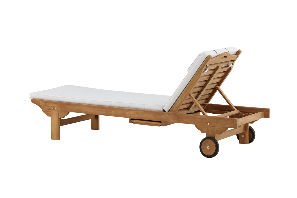 Ghana solsäng naturfärgad teak