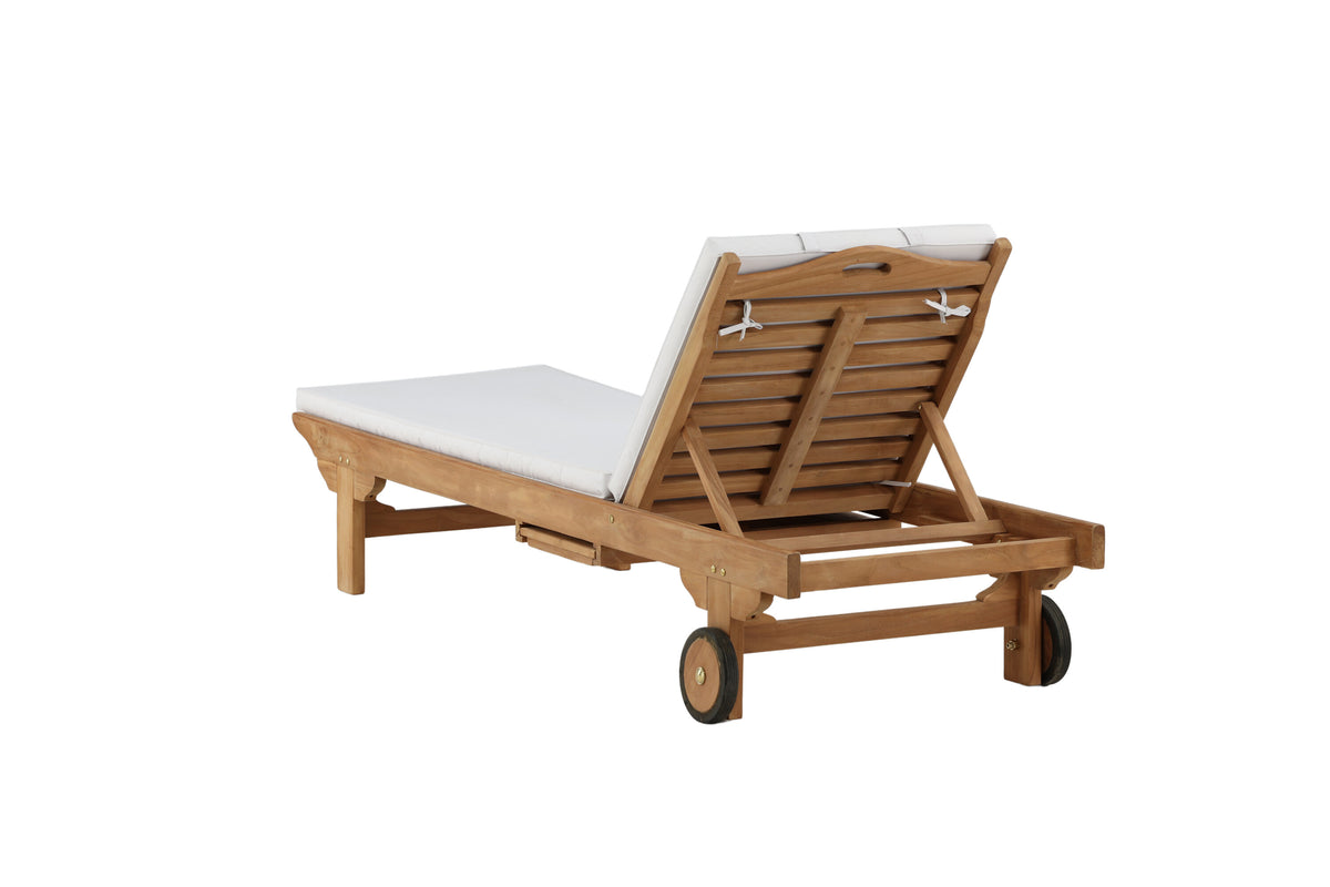 Ghana solsäng naturfärgad teak