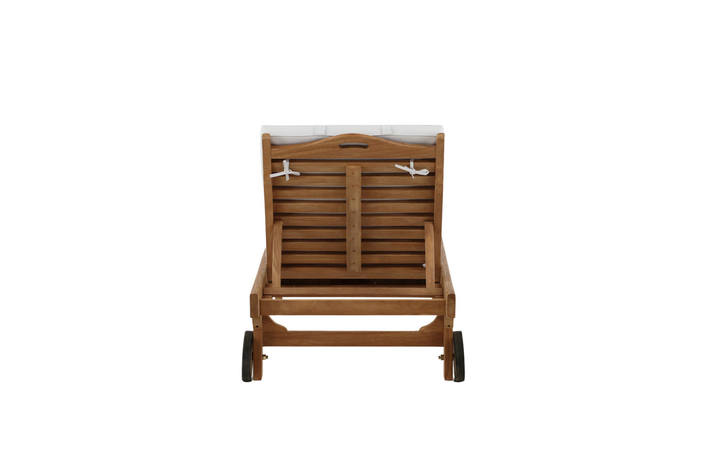 Ghana solsäng naturfärgad teak