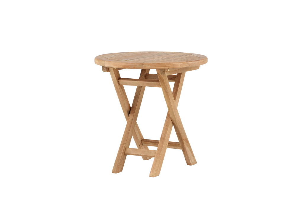 Kenya runt soffbord naturfärgad teak