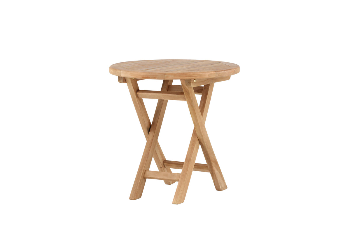 Kenya runt soffbord naturfärgad teak