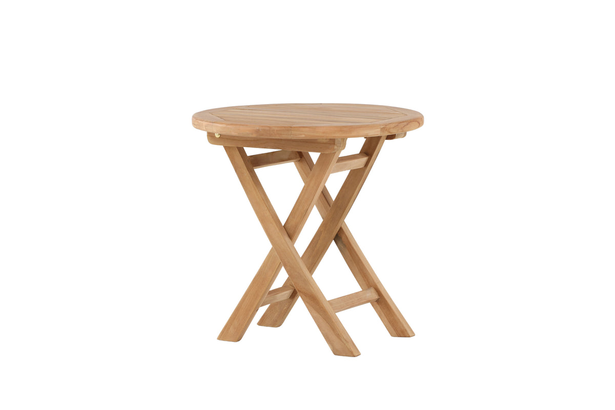 Kenya runt soffbord naturfärgad teak