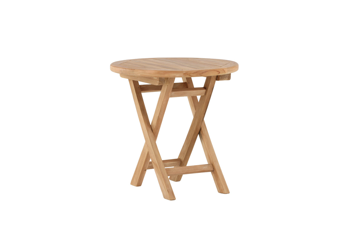 Kenya runt soffbord naturfärgad teak