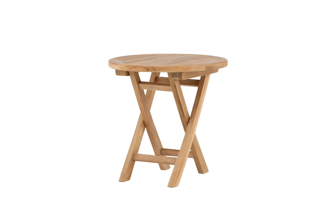 Kenya runt soffbord naturfärgad teak