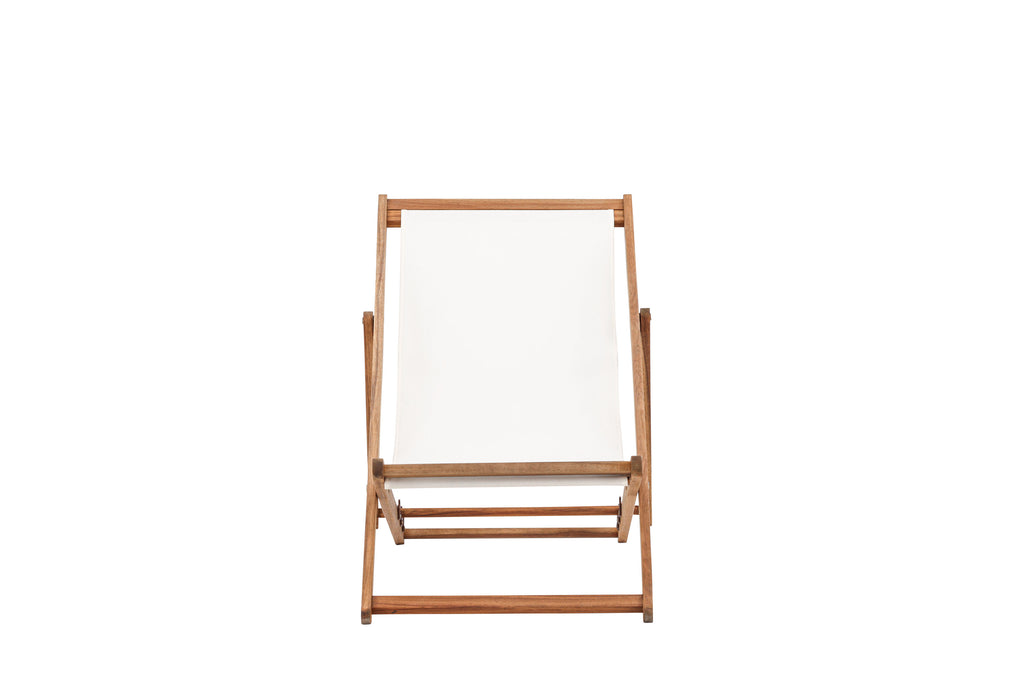 Peachy vilstol naturfärgad med beige polyestertyg