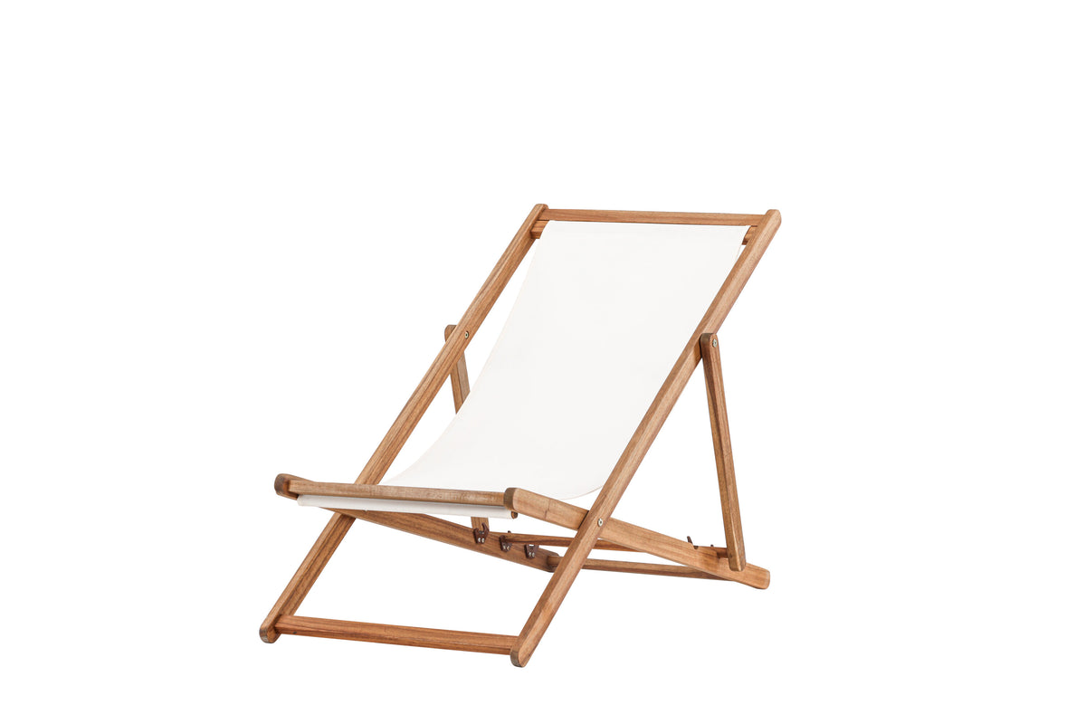 Peachy vilstol naturfärgad med beige polyestertyg