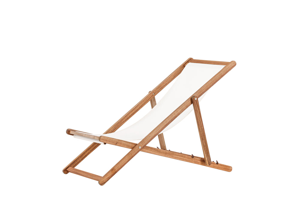 Peachy vilstol naturfärgad med beige polyestertyg