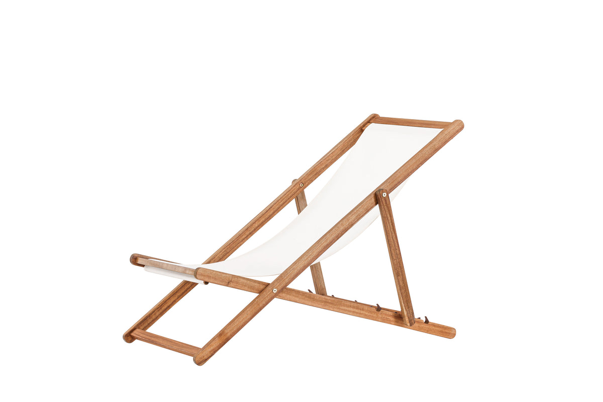 Peachy vilstol naturfärgad med beige polyestertyg