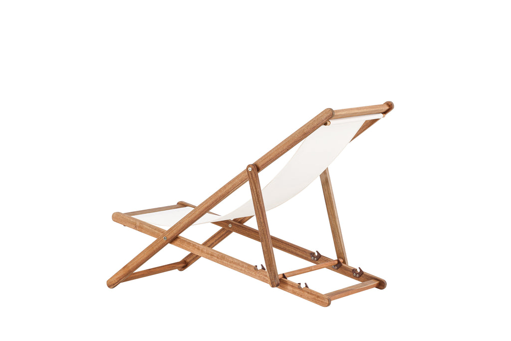 Peachy vilstol naturfärgad med beige polyestertyg