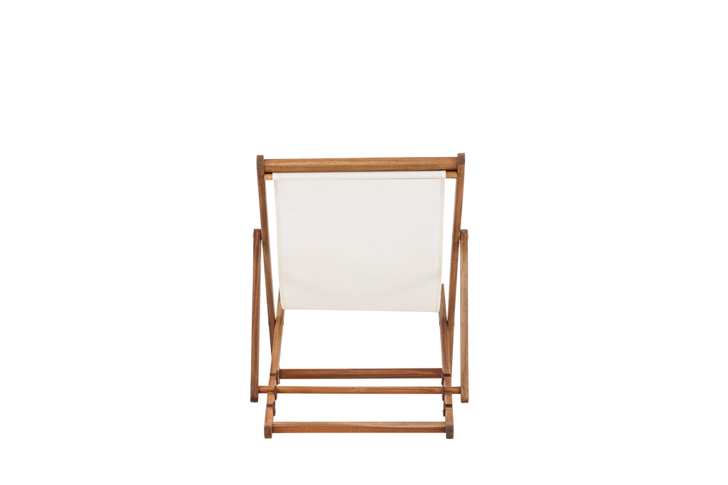 Peachy vilstol naturfärgad med beige polyestertyg