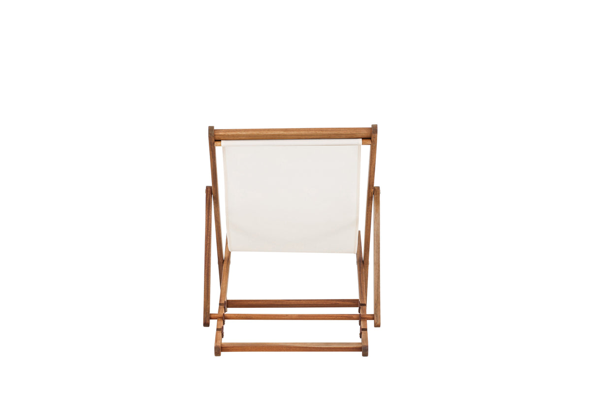 Peachy vilstol naturfärgad med beige polyestertyg