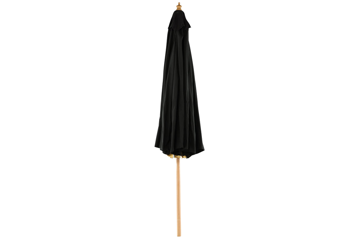 Nypo parasoll med tiltfunktion 330 cm svart