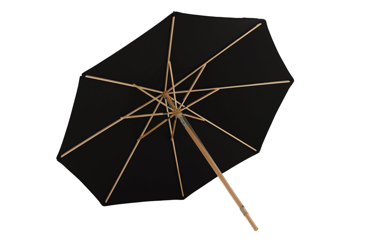 Nypo parasoll med tiltfunktion 330 cm svart