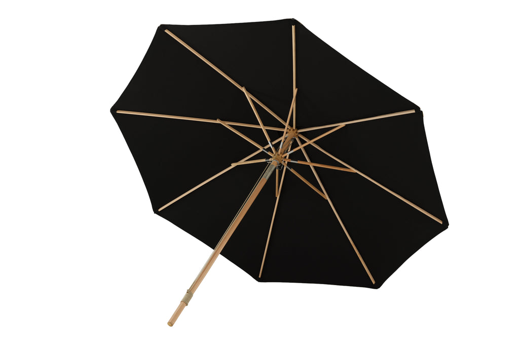 Nypo parasoll med tiltfunktion 330 cm svart