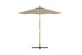 Cerox parasoll 270 cm beige