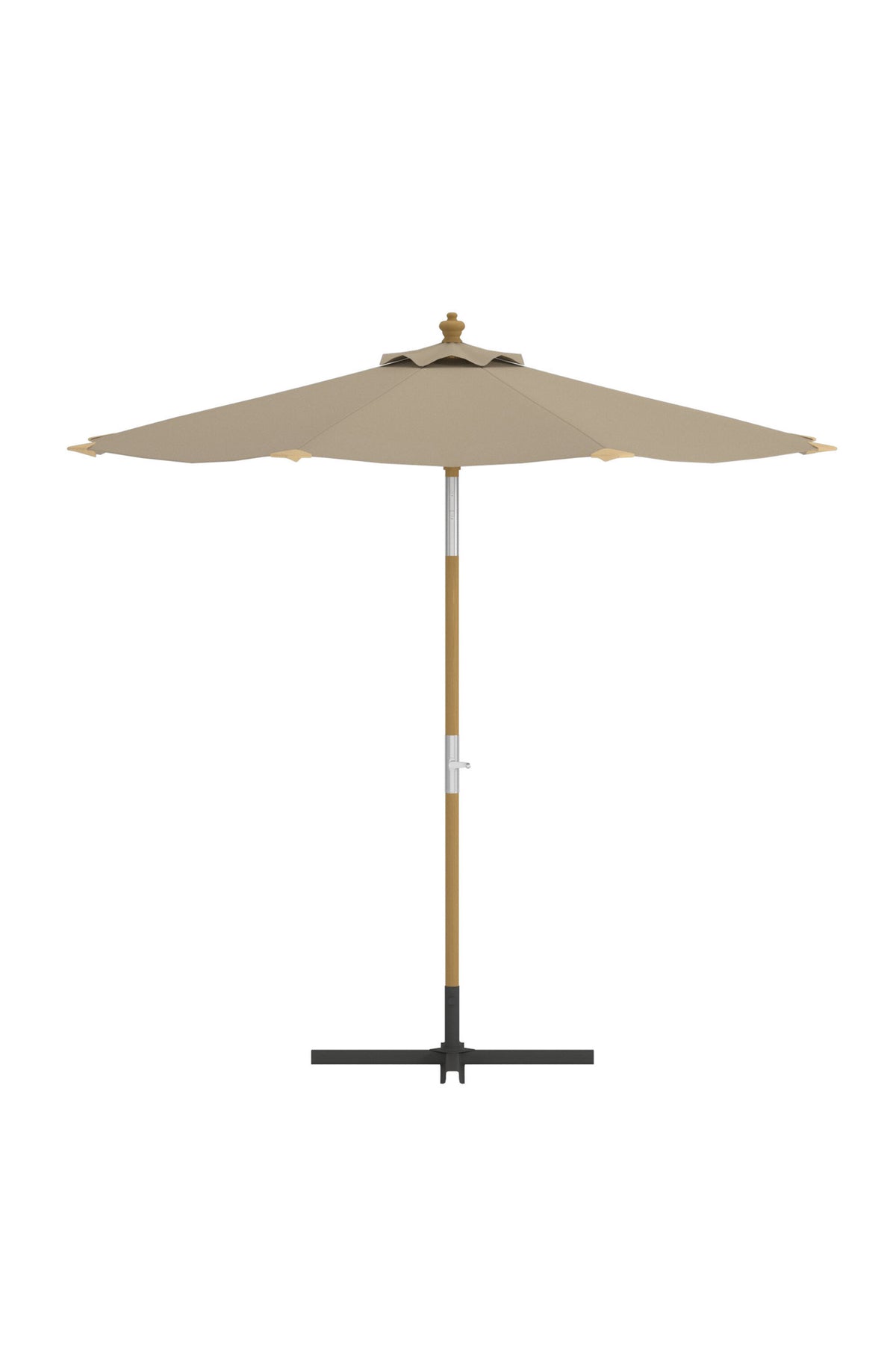 Cerox parasoll 270 cm beige